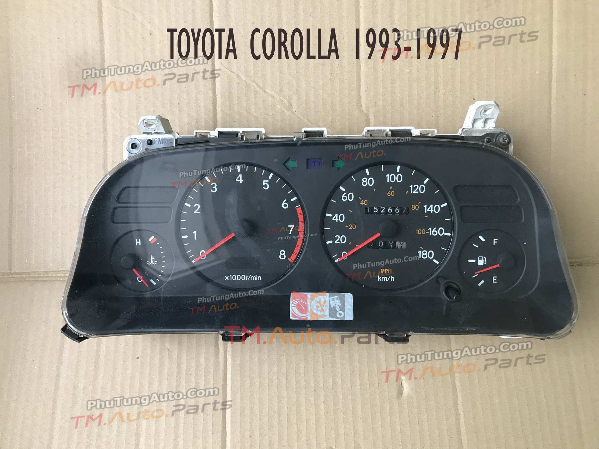 Đồng hồ táp lô Toyota Corolla 93-97 theo xe (hết)